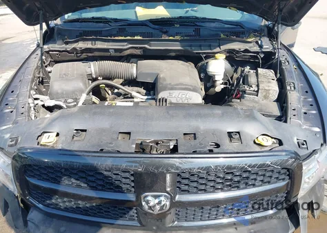 2019 Ram 1500 Classic Express 4X4 6'4 Box from USA, damaged, VIN 1C6RR7FG6KS533494